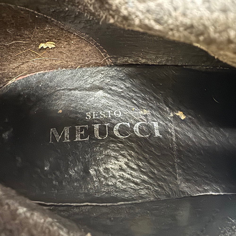 Sesto Meucci Riding Boots Womens 10M Black Leather Italy Knee High Equestrian - Picture 6 of 9